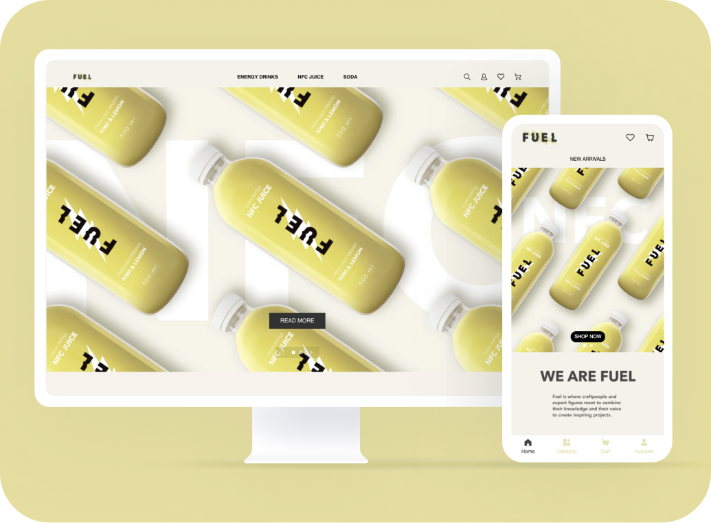 模板推薦 | 年輕跳躍的FUEL 主題，多角度展示、動(dòng)效視覺(jué)一絕！