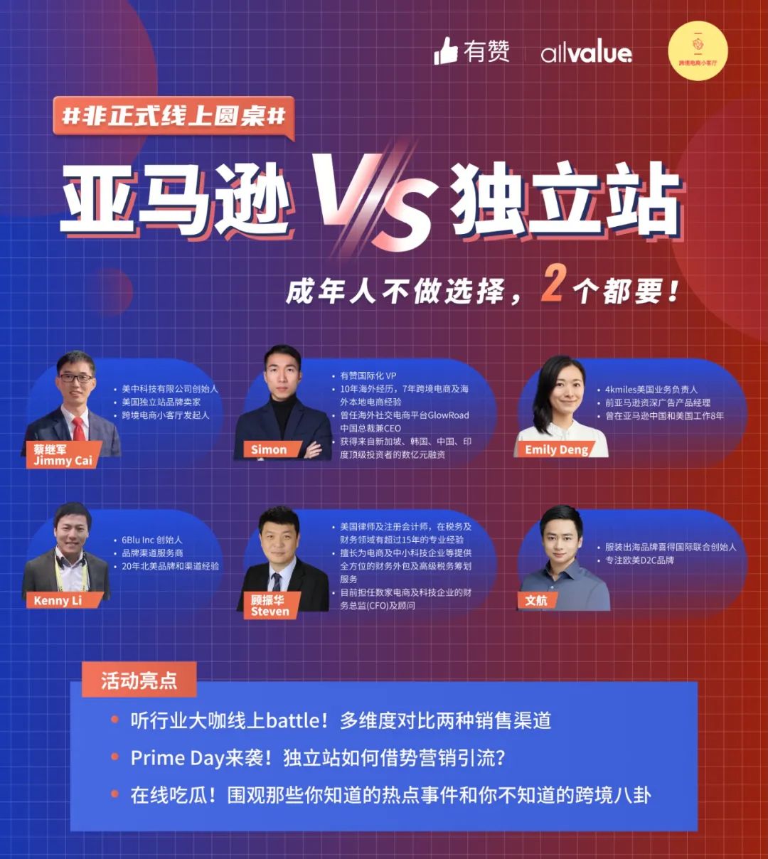 活動回顧 | 亞馬遜VS獨立站，成年人應(yīng)該怎么選？